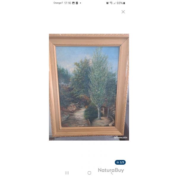 Huile sur toile de 1897
