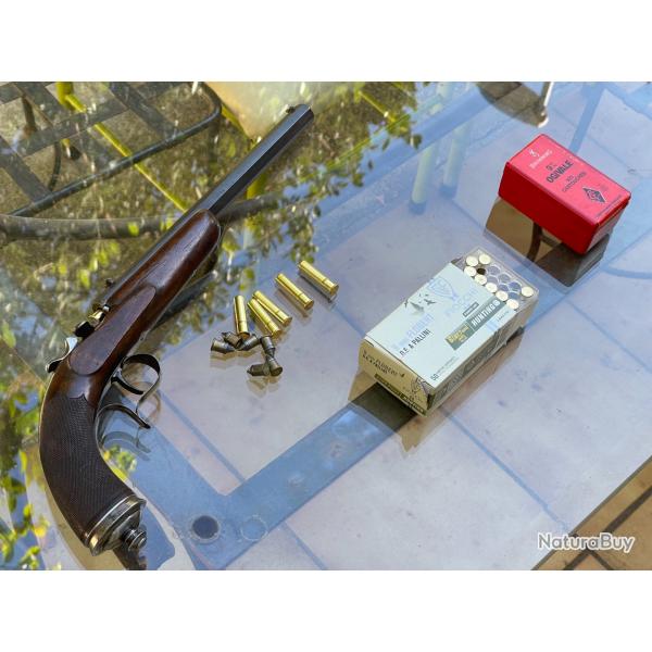 magnifique pistolet gastine renette 9mm flobert