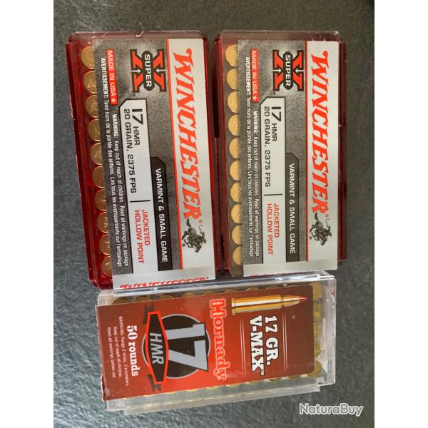 Balles de 17 HMR