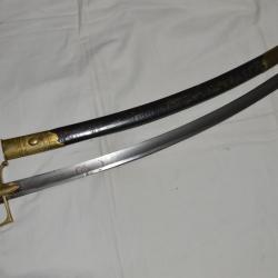 SABRE D'OFFICIER EPOQUE CONSULAT/EMPIRE-INFANTERIE DE LIGNE OU LEGERE-INFANTERIE NAPOLEONIENNE 1800