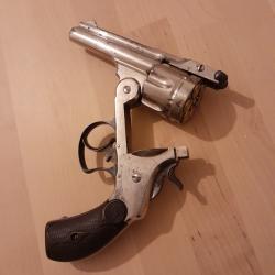 RARISSIME REVOLVER S&W 44-40 VENTE LIBRE (CAT. D) DOUBLE ACTION, CONSERVATION PARFAITE + SON HOLSTER