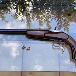 rare pistolet de tir 9mm flobert st etienne