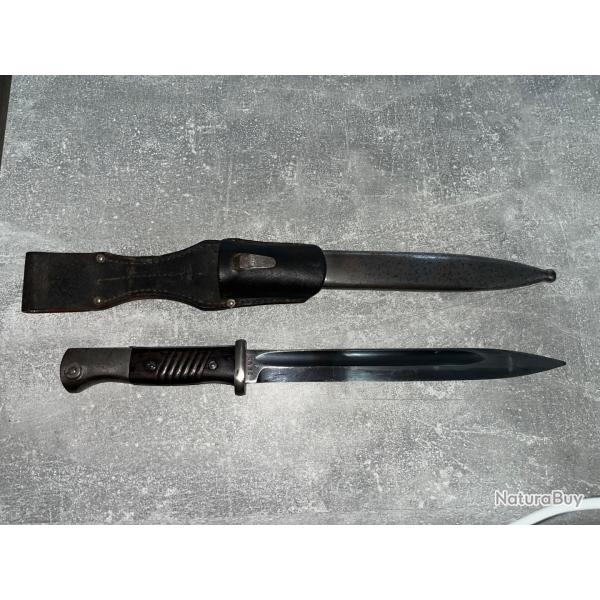 Baïonnette mauser avec fourreau