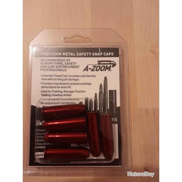 LOT DE 6 DOUILLES AMORTISSEUR POUR CALIBRE 44-40 (SERT  MANIPULER ET PRSERVER SON ARME)
