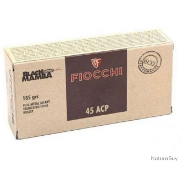 50 Munitions Fiocchi Black Mamba .45 ACP