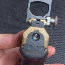 Plaque adaptatrice Picatinny avec Fente Centrale pour Canik TTI / METE