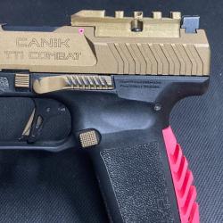 Plaque adaptatrice Longue Picatinny avec Fente Centrale pour Canik TTI / METE