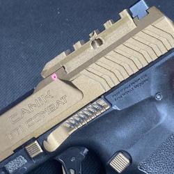 Plaque adaptatrice Longue Picatinny pour Canik TTI / METE