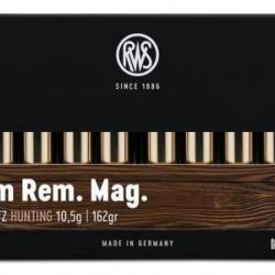 CARTOUCHES RWS calibre 7MM RM KS 10.5G 162grs x20