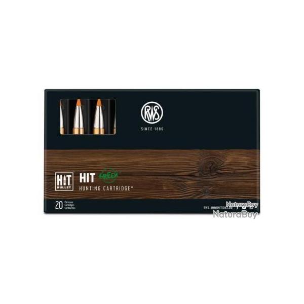 CARTOUCHE RWS calibre 300WM 165GR 10.7g HIT SANS PLOMB x20