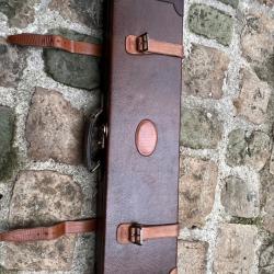 Mallette cuir Alexandre Mareuil /Armurerie Jeannot.