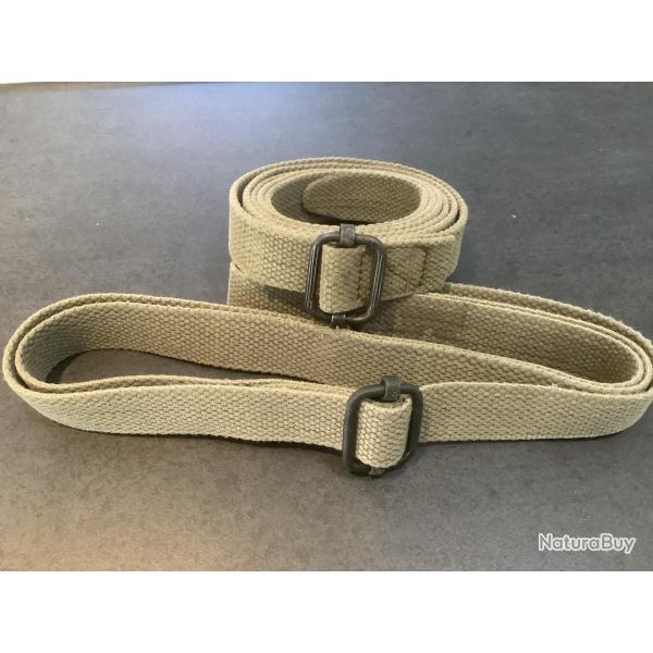 2 Bretelles d'origine militaire pour carabine