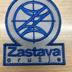 Patch brodé en tissu zastava