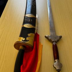 Epée & sabre d'entrainement (lot de 2)