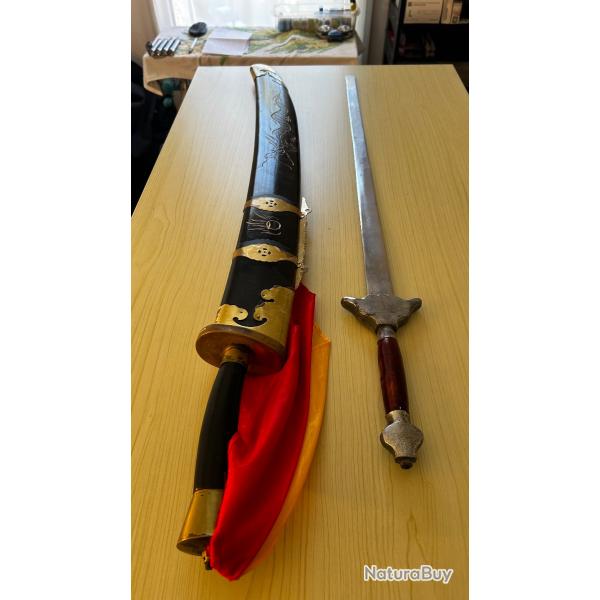Epe & sabre d'entrainement (lot de 2)