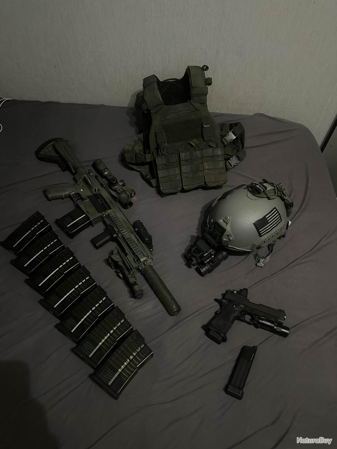 Gros Lot Airsoft Avec Réplique - Occasion - Idéal Pour Team Ou Collection