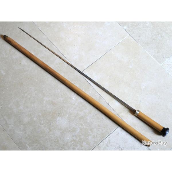 Canne rable pe poque XIX - Dtention Libre en Catgorie D - ref OUB25CAN005