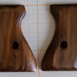 Plaquettes de crosse bois, pistolet Walther PPK Lady