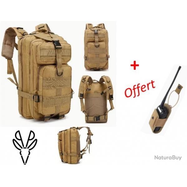 Sac  dos 30l + porte talky offert