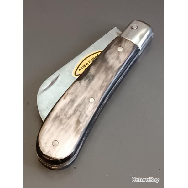 ANCIEN COUTEAU DE MTIER, THIERS, XXme, manche CORNE.