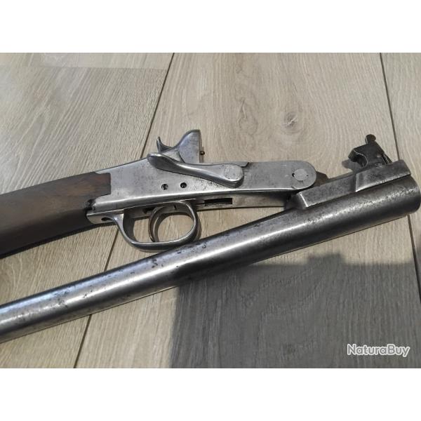 Fusil dit braconnier clef latral type leclerc cal 16/65