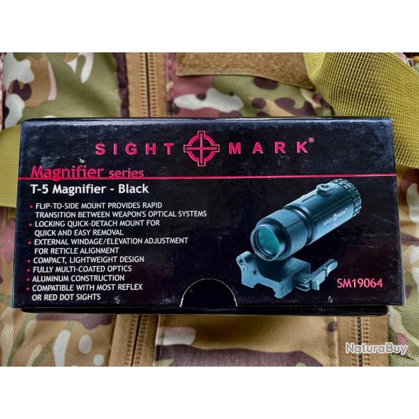 Loupe Basculante Sight Mark 5X Tactical Magnifier