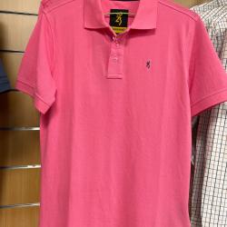 Polo rose browning manche courte