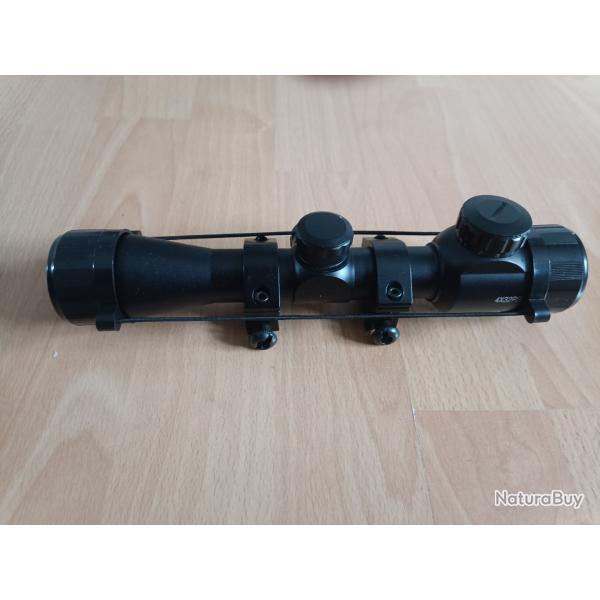 Lunette de tire petit calibre et arbalte 4x32 illumine