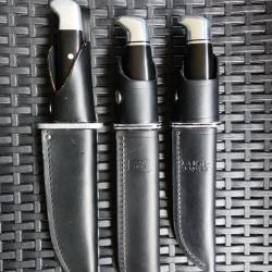 Les 3 frères couteaux chasse BUCK