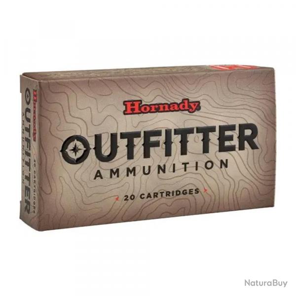 CARTOUCHE HORNADY calibre 300WIN MAG OUTFITTER 180GR GR CX x20