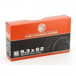 CARTOUCHES RWS cartouche 9.3X62 DK 14.8G 225gr x20