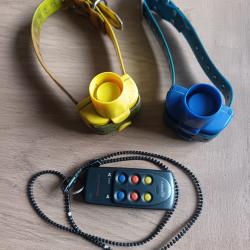 Vends 2 colliers Numaxes Canineep radio pro + télécommande, Parfait état de marche 120 