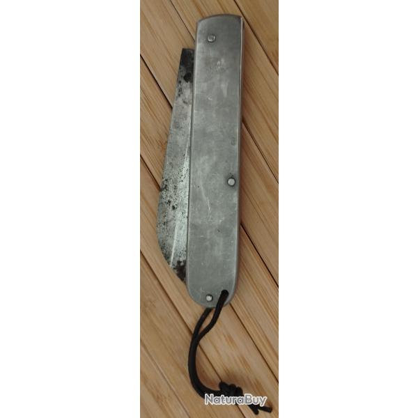 Couteau pliant cran forc artisanal Julien Maria