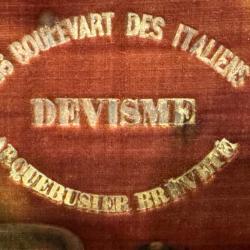 coffret de pistolet de duel signé DEVISME