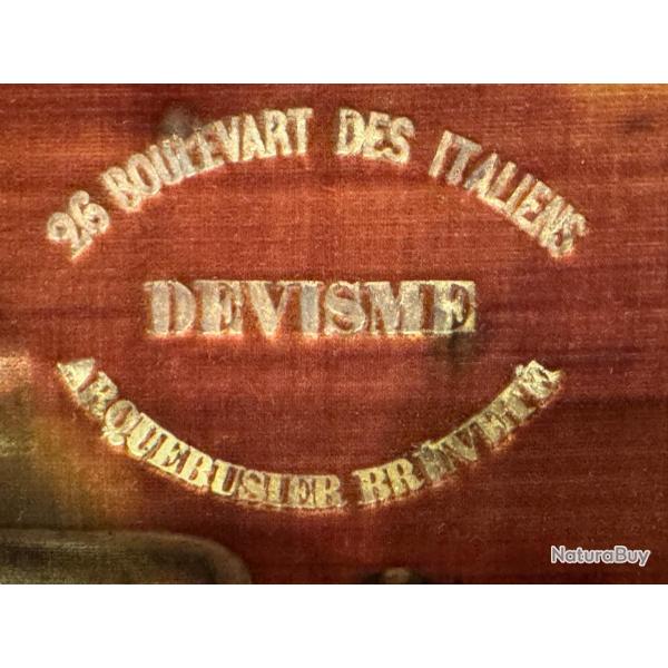 coffret de pistolet de duel sign DEVISME