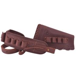 BRETELLE + BUSC CALIBRE 12 - MARRON - DROITIER - LIVRAISON GRATUITE