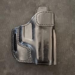 HOLSTER JMC CUIR NOIR GLOCK 42