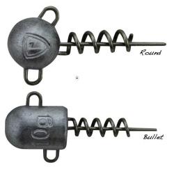 Tête Plombée Fox Rage Corkscrew Jigheads 40 g Round