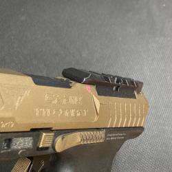 Plaque adaptatrice Longue Picatinny pour Canik TTI / METE en PLA-CarbonFiber