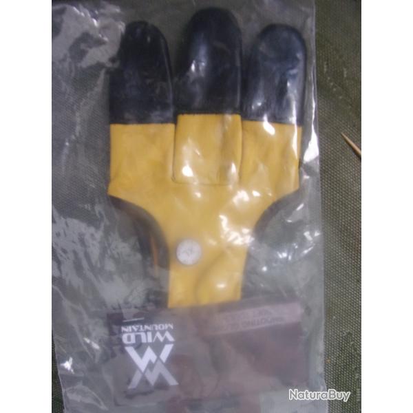 gant d'archer Mountain Wild shooting glove soft touch