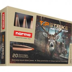 CARTOUCHE NORMA calibre 7x64 TIPSTRIKE 10,4g 160gr x20