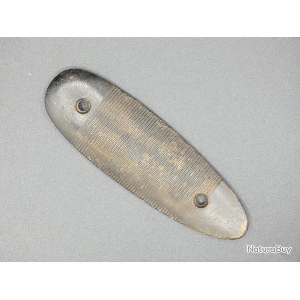 Plaque de couche en corne pour fusil ancien