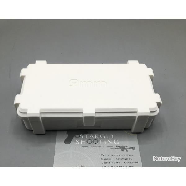 Bote de rangement blanche calibre 9mm