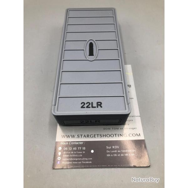 Bote de rangement de 250 munitions calibre .22lr