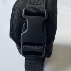 Nouveau pochette tactique en cordura et Étui en métal noire pour barillet Pietta calibre 44