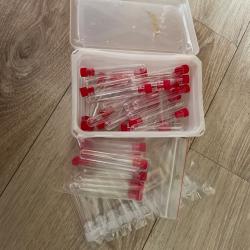Lot de 50 dosettes à poudre noire en vrac
