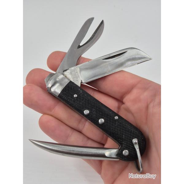 Couteau pliant marine militaire SIMAV NAPOLI 3 pièces WW2 seconde guerre mondiale WW2 Stock Italien