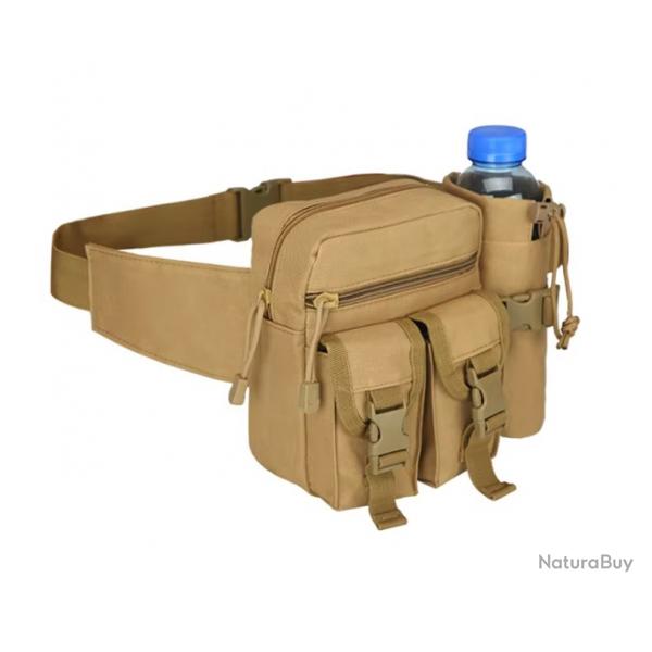 Sacoche banane tactique - Beige/TAN - v2 - Livraison gratuite