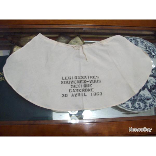 militaria couvre nuque commmoratif de date
