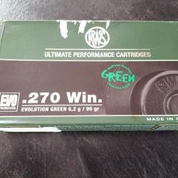 Balles RWS Évolution Green de 96 gr